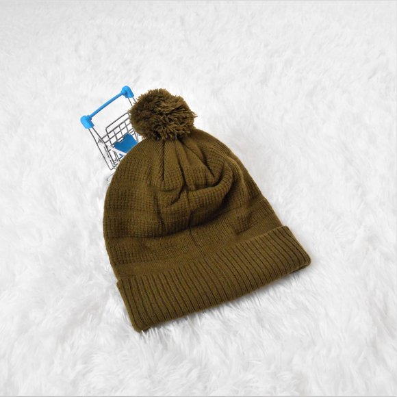 Nike Jumpman Youth Boys Pom Pom Beanie Militia Green - Picture 4 of 6